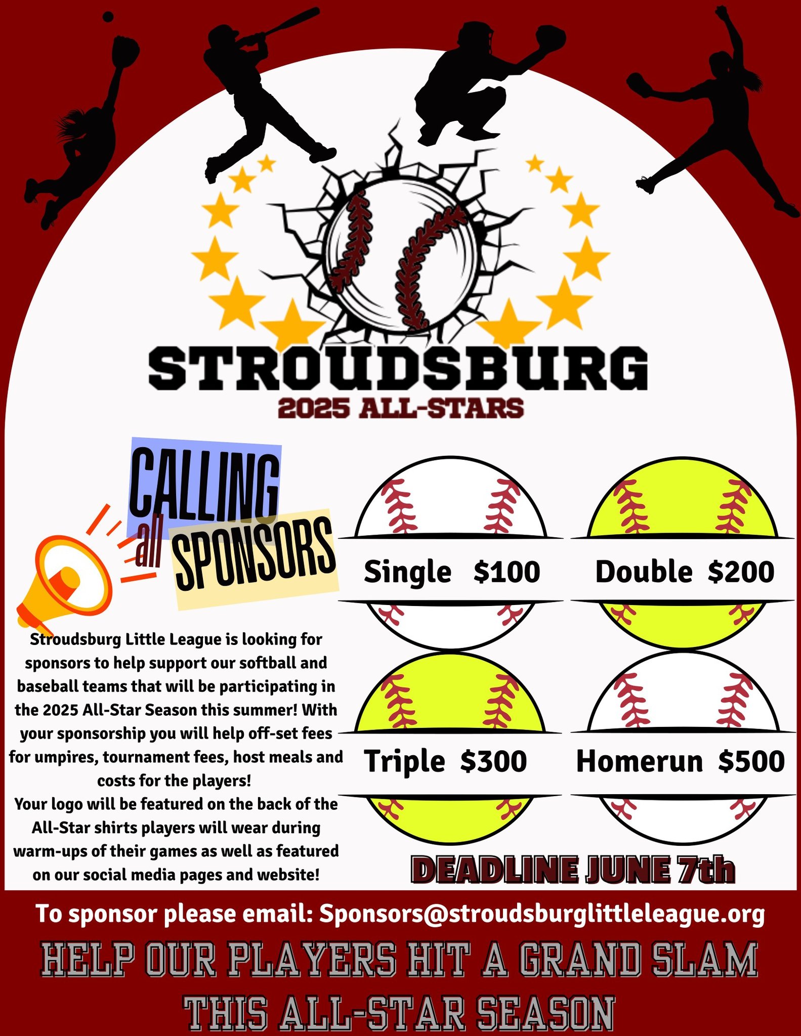 All-Star Sponsorship Flyer